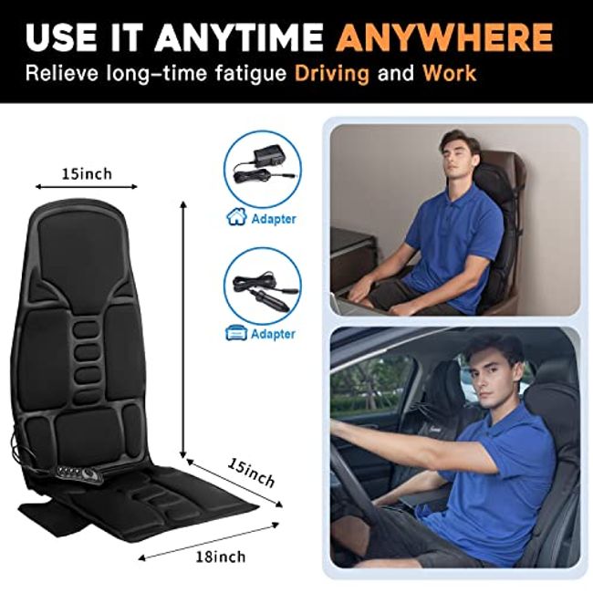 Massage Chair Pad Car Seat Cushion with Heat