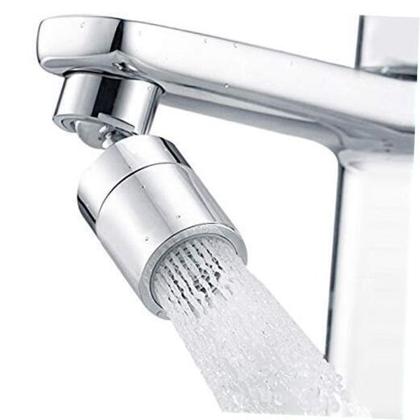 360 Degree Swivel Sink Faucet Aerator, Big Angle High Pressure Large Chrome