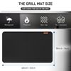 Under Grill Mats 20mil x 30" x 48" 2000℉ Fireproof Insulation Wide Applications