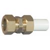 3/4" Compression x CTS Hub CPVC Brass Transition Union