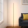 DEWENWILS LED Corner Floor Lamp, 57.5" Minimalist Dimmable Slim Lighting 3000K