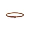 PIECES Women's PCAVERY LEATHER BRAIDED SLIM BELT NOOS Belt, Brown (Cognac), 90 cm