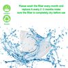 Nispira HNVCF10 Replacement Filter for BLACK+DECKER Handheld Vacuum, 9 Packs