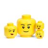 LEGO 40311726 Storage Head Small-Silly, Yellow