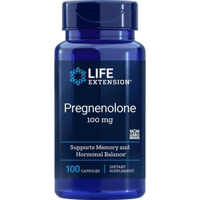 Life Extension Pregnenolone 100 mg 100 Caps