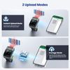 Eyoyo Ring Barcode Scanner with Screen: Fast & Long-Range Scanning, Mini Wearable 1D&2D Wireless Bluetooth Finger QR Code Scanner Compatible with iPhone iPad Android Phone for Warehouse Inventory
