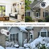 ZOS 1080P 4-IN-1 Bullet Outdoor CCTV Security Camera System 80ft Night Vision