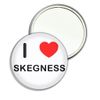 I Love Skegness - 55mm Round Compact Mirror