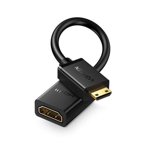 Mini HDMI Cable, UGREEN Mini HDMI to Standard HDMI Adapter Cable Converter Support 3D, 4K Vision Transfer Suitable for Fusion5, Nikon D5500, Canon, Fuji Camera, Sony Camcorder, Raspberry, Lenovo Yoga