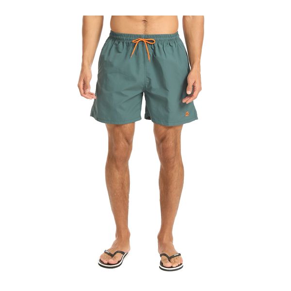 Tansozer Mens Swimming Shorts Swimming Trunks with Pocket Board Shorts Waterproof Quick Dry Beach Shorts Swim Trunks Summer Casual Surf Shorts Mesh Lining Grass Green L