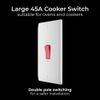 BG Electrical Control Switch 45A DP