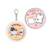 A3 "Together with Stationery" 01/Cookie Acrylic Keychain & Tin Badge Set