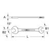 KS Tools 517.0706 10 x 13mm Classic Open End Spanner