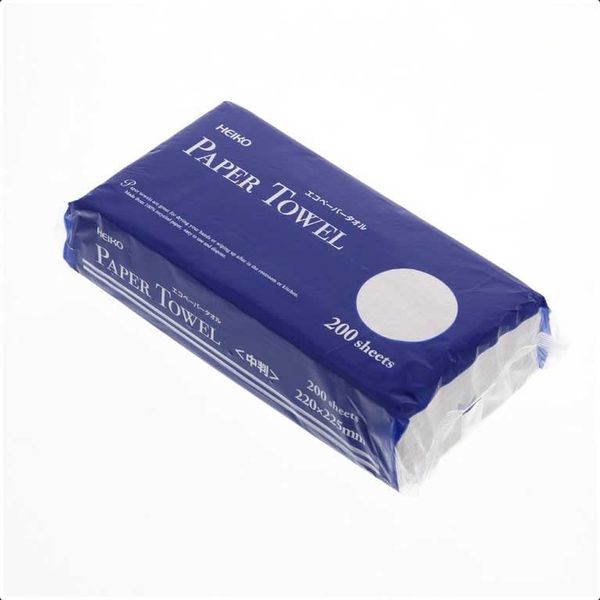 Shimojima 004722001 Eco Paper Towels, Single, Medium Form, 200 Sheets