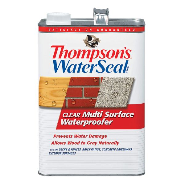 Thompsons Water Seal 24101 Clear Multi-Surface Waterproofer, 1-Gallon