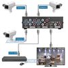 4 In 1 Out BNC RCA Video Audio Switcher for CCTV Security DVR Cam