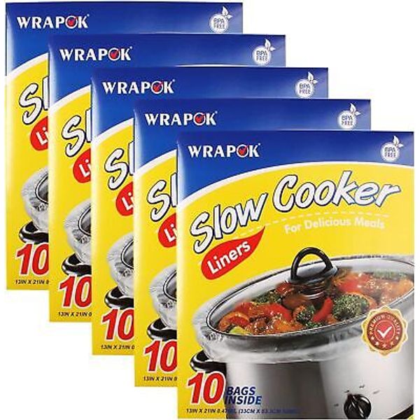 Slow Cooker Liners Kitchen Disposable Cooking 8.5 quarts, 3 50 Bags