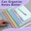 10Pcs Binding Spines, Plastic 30 Hole Click Binding Combs, Spiral Book Binder Coils for Teacher Student Document Notebook File Making