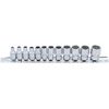 BGS 2755 | Socket Set, 12-point | 6.3 mm (1/4") Drive | Inch Sizes | 12 pcs.