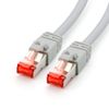 CSL-Computer CAT.7 Ethernet Patch Cable (RJ45), 0.5 m, Grey, LAN Cable, Network Cable, S/FTP, up to 10 Gbit/s