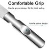 Olakin Professional Metal Nail File with Case, Nail File Manicure Tools, No Slip Handle Stainless Steel Nail Care Manicure Tool Accessories for Men Woman, White