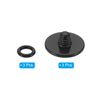 PATIKIL Camera Shutter Release Button, 3-Pack Soft Shutter Release Button, Pure Copper Camera Knob, Convex Suitable for DSLR/SLR Camera, Black