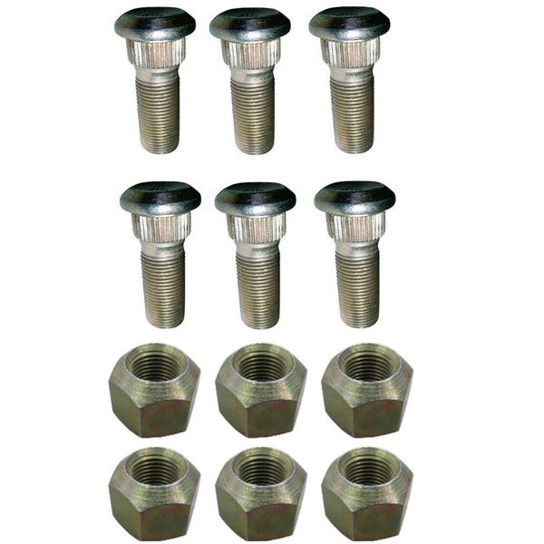 4948 C5NN1107F FRONT WHEEL STUDS & NUTS Fits Ford TRACTORS