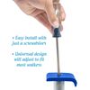 Bundle: Flexfit Universal Walker Ski Glides - 2 Pairs (Blue)