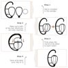 Dreamlover Hanging Wig Stand, Wig Head for Wigs, 4 Sets