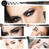 NICEFACE Eyebrow Pencil Gray Double Ended Precision Waterproof Brow(Gray #5)