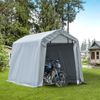 6'x8' Outside Vehicle Port/Tent w/ Stakes & Guy Wire Stability Kit
