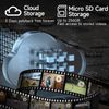 Solar Battery Powered Wireless Security Camera Wifi 3MP 2-Way Audio+32GB TF Card