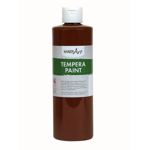 Handy Art Tempera 16 ounce, Brown