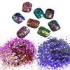 12 Colors Boxes Set Color Shifting Chunky Mixes Glitter Sequins for Festival Rave Beauty Makeup Face Body Nail Craft Art Decoration BSL (12 Colors Set)