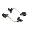 Artudatech Windscreen Bracket Standard Handlebar Windshield Mount Clamp 7/8" 22mm Black