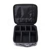 Periea 'Fabia' Make-up & Cosmetics Travel Cases - Adjustable Compartments (Grey Damask)