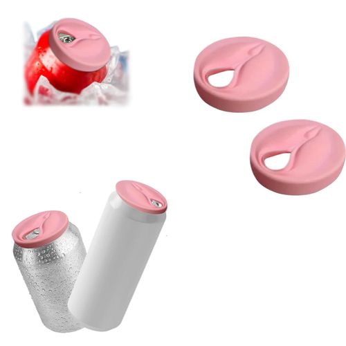Hilarious Vagina-2 Pcs Shaped Can Lids - Fun & Novelty Drink Covers for Soda Cans,Perfect Party Gifts for Him or Her,Unique Bachelor/Bachelorette Party Favors (Color 2)
