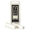 Quartet Derwent Alphacolor Round Soft Pastels, White, 3 Pastels per Pack (105W)