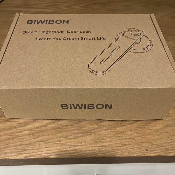 BIWIBON Fingerprint Door Lock, Smart Door Lock Door Handle with APP Control