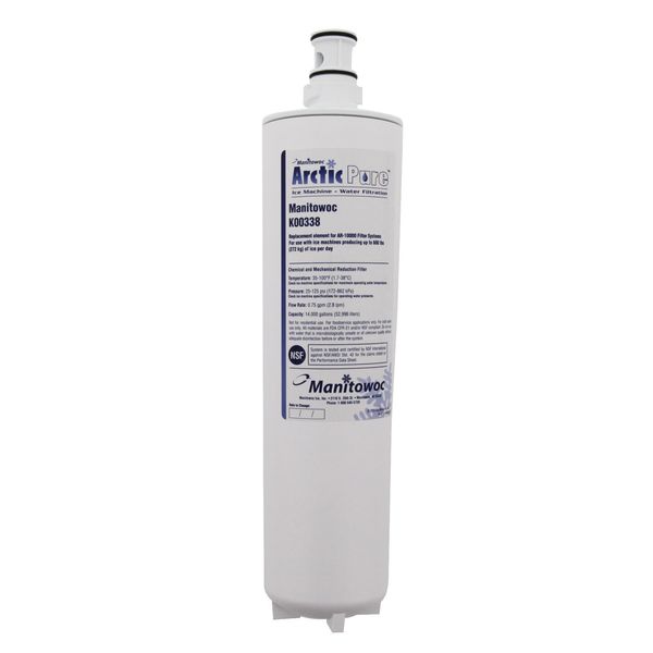 Manitowoc K00338 Arctic Pure 1 Micron AR-10000 Replacement Ice Maker Filter
