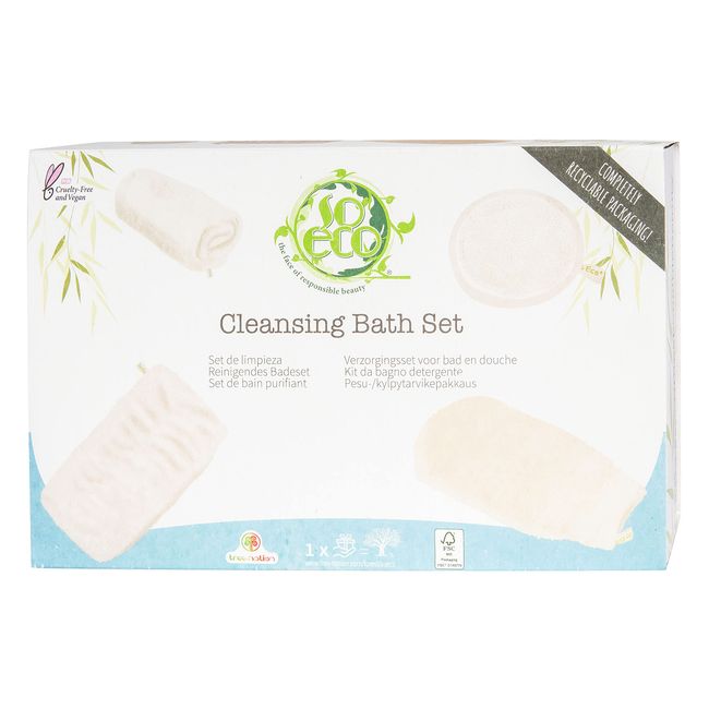 So Eco Cleansing Bath Set Pink One Size