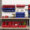32 Inch Heavy Duty Wall Storage Rack With Customizable Bins For Organization
