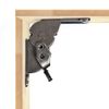 Skelang 4 Pcs Folding Brakcet 0°-90°-180°, Table Foldable Hinge, Self Lock Extension Support for Table, Workbench, Sleeping Platform