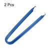QUARKZMAN IC Puller Chip Extractor Stainless Steel with Insulated Vinyl Handle, Blue, Pack of 2