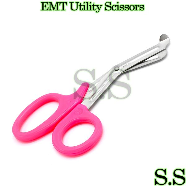 NEW 7.5" PINK EMT EMS BANDAGE SCISSORS TRAUMA SHEARS