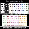 Mole Solid Temporary Tattoo Water Resistant Fake Body Art Set Collection - Purple (One Sheet)