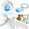 DPKOW Happy Easter Card for Grandson, Easter Egg Gifts, Keyring, Greeting Card with Envelope
