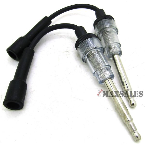 2 IGNITION IN-LINE SPARK TESTER PLUG DIAGNOSE CHECKER TESTER SPARK PLUG 