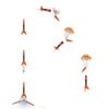 Estes Alpha III,Orange, Black