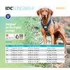IDC Longwalk Y-Harness, Neon-Gray, Size: 2XS
